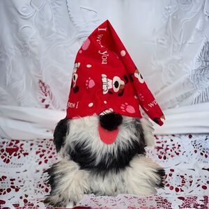 I WOOF YOU PUPPY VALENTINES GNOME HANDCRAFTED